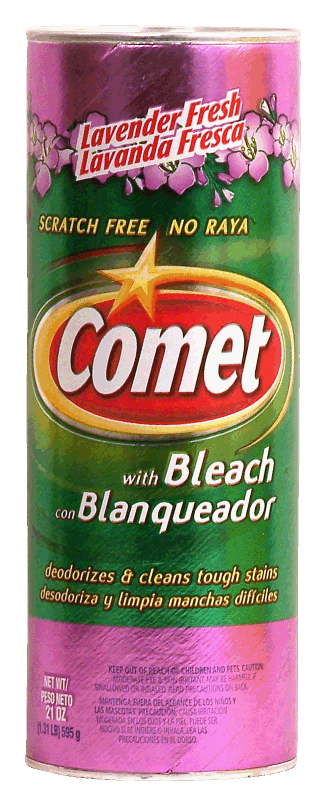 Comet  scratch free powder cleaner with bleach, lavender fresh Full-Size Picture